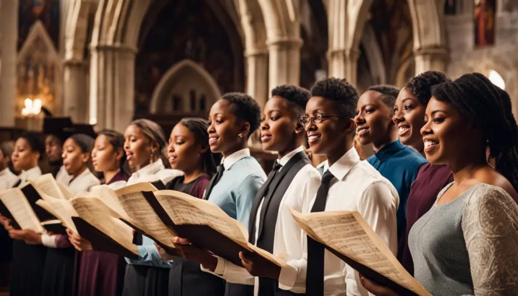 student choirs in the intergenerational church